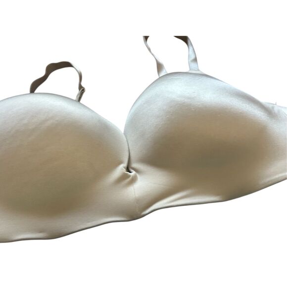 Auden Push Up Wireless‎ Bra Beige Comfort Everyday Lingerie size 36D - Picture 3 of 6